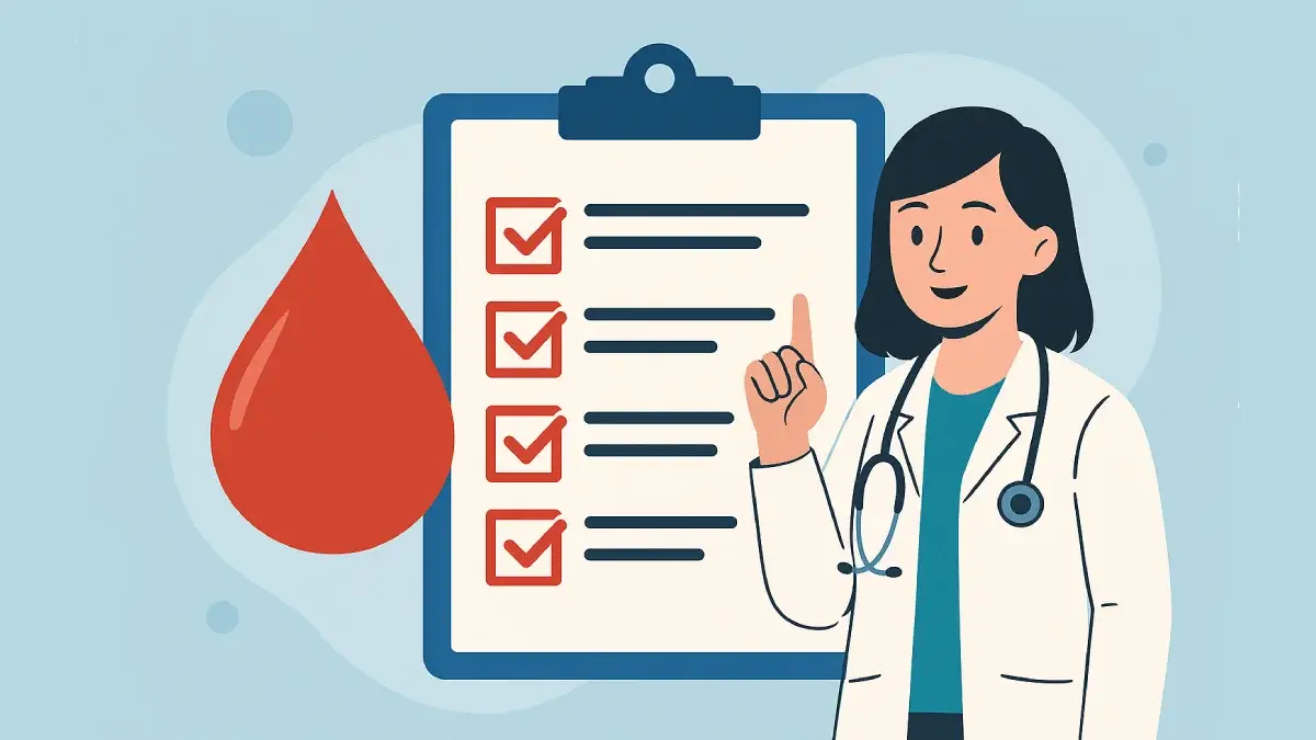 Ketentuan sebelum melakukan donor darah.