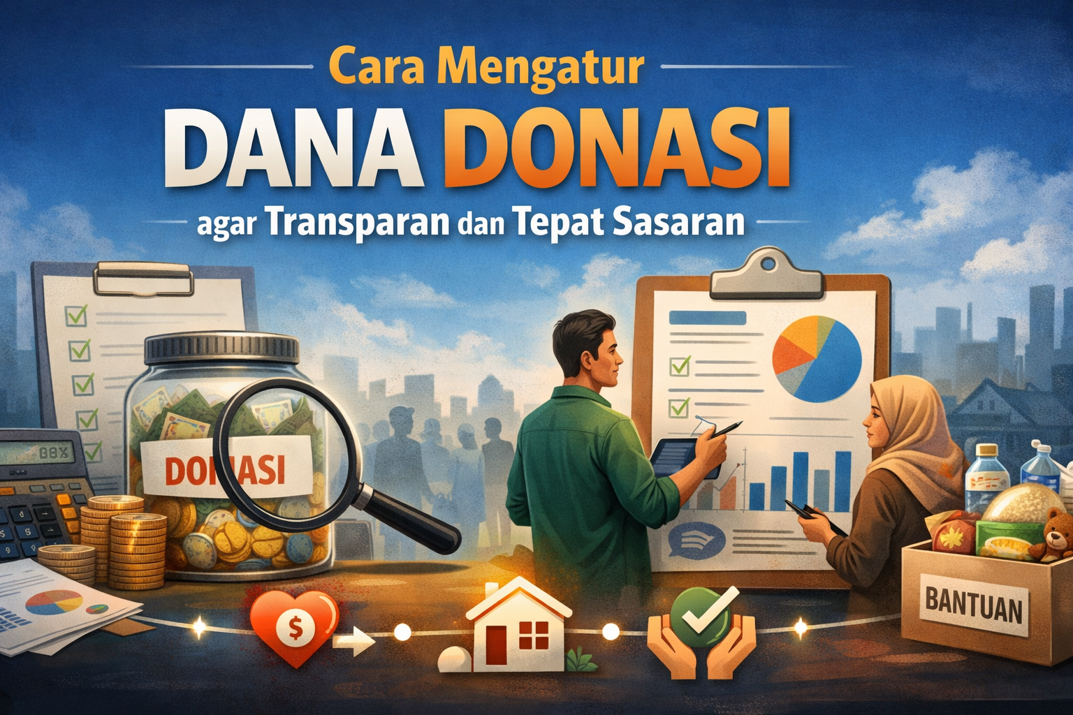 Cara Mengatur Dana Donasi agar Transparan dan Tepat Sasaran