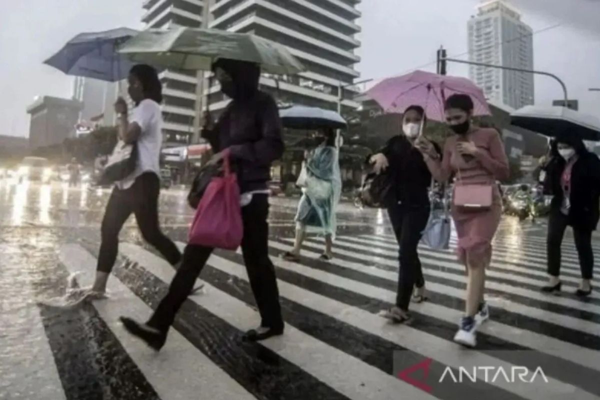 Minggu – BMKG: Mayoritas wilayah RI diguyur hujan ringan