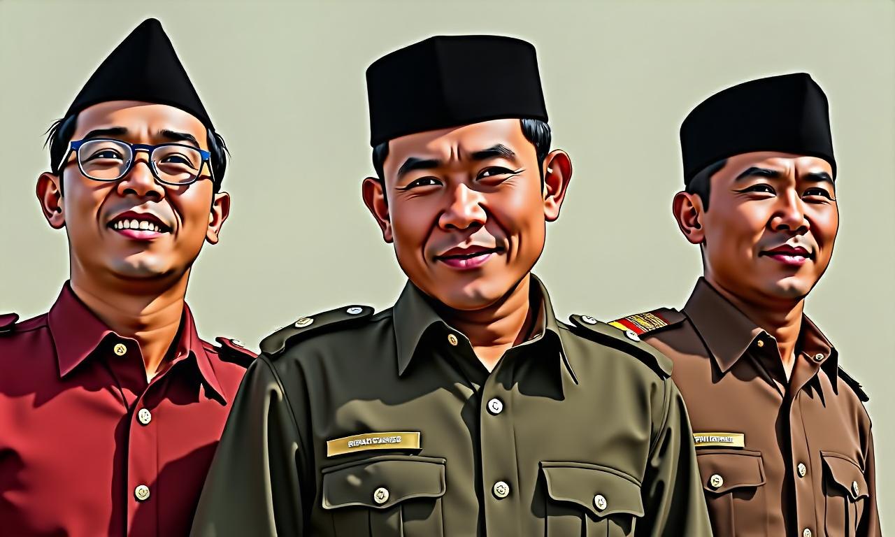 Momen Bersejarah: Momen Prabowo, Didit, dan Titiek Soeharto Kumpul H-1 Lebaran