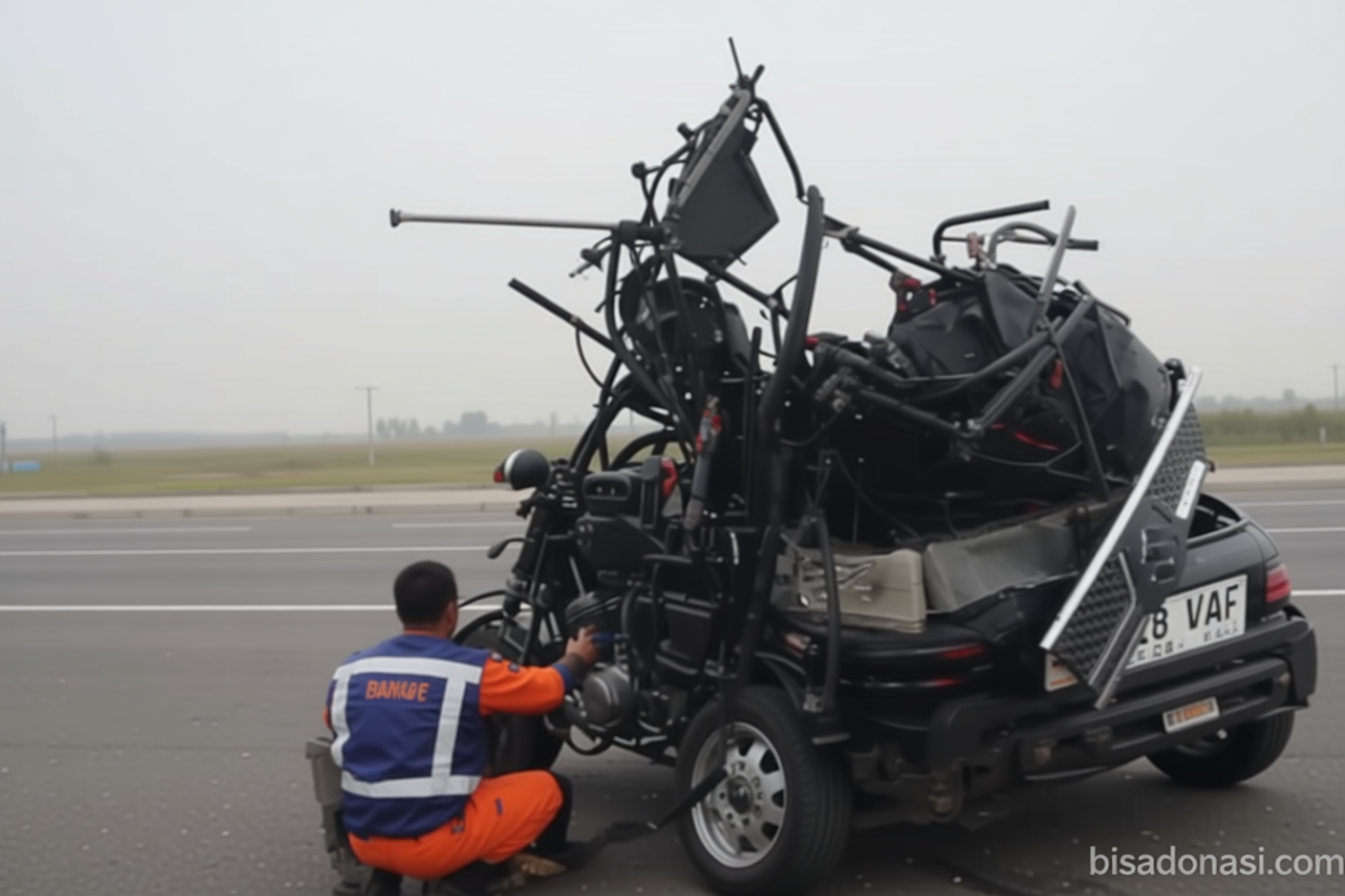 10 Kendaraan Tabrakan Beruntun di Tol Cipularang Arah Jakarta: 2 Tewas – 4 Luka Berat