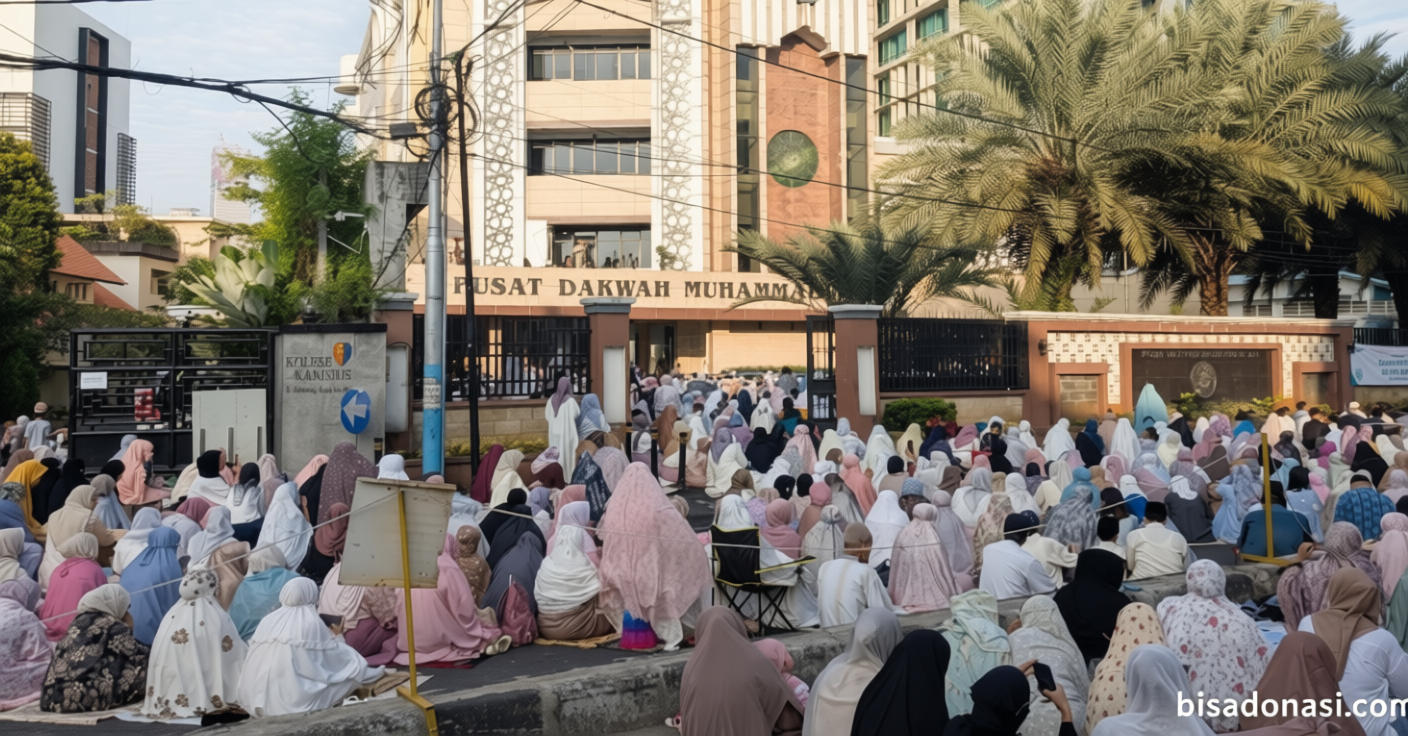 Jemaah Muhammadiyah Padati Menteng Raya Tunaikan Salat Idulfitri 1447 H