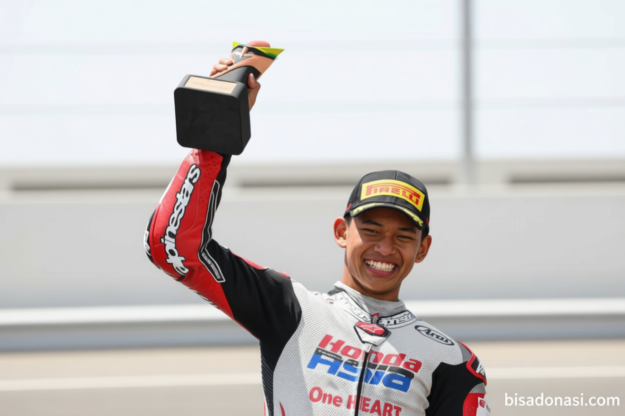 Kunjungan Penting: Veda Ega posisi ketiga klasemen usai capai podium GP Brasil