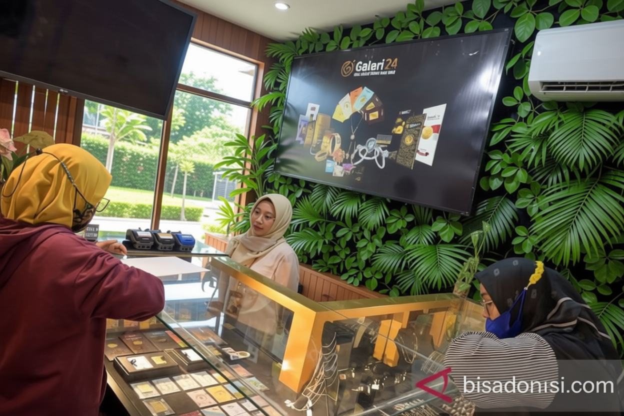 Tiga jenama emas di Pegadaian pada Minggu pagi ini kompak naik
