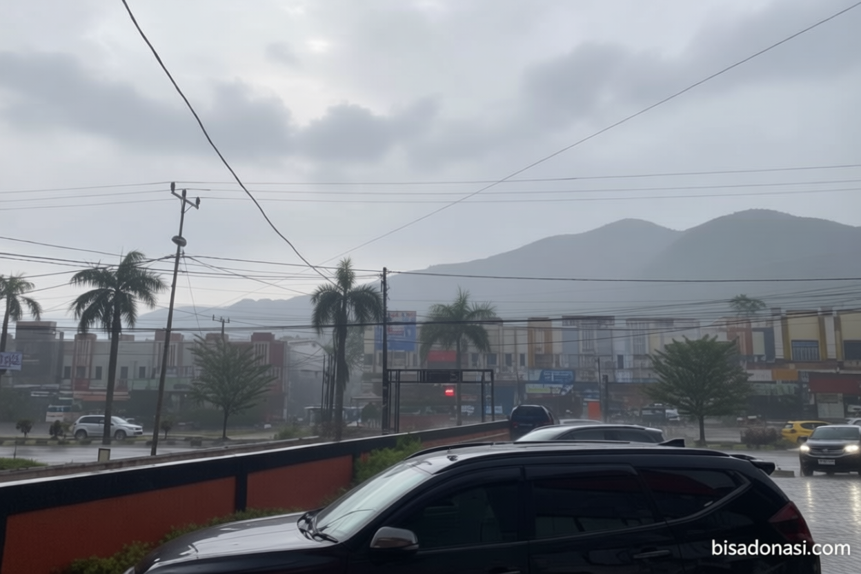 New Policy: Cuaca di kota-kota besar umumnya berpotensi diguyur hujan