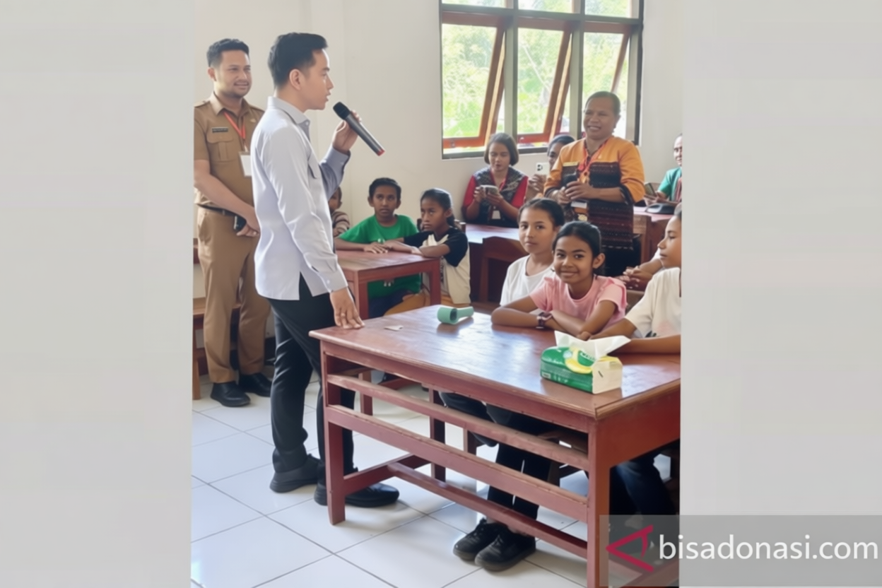 Yang Dibahas: Wapres janji cari solusi sejahterakan guru honorer di SD Kaniti Kupang