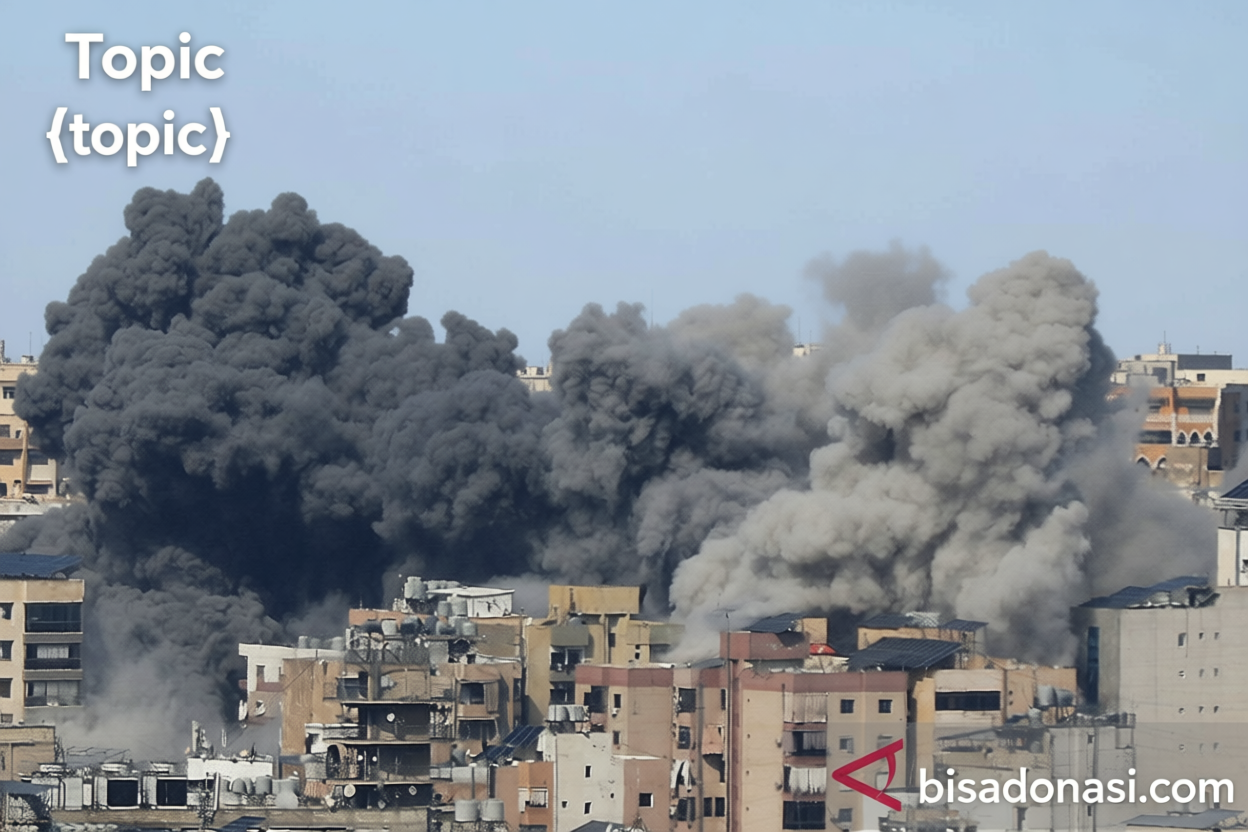 Diumumkan: Serangan udara Israel di pinggiran Beirut tewaskan empat orang
