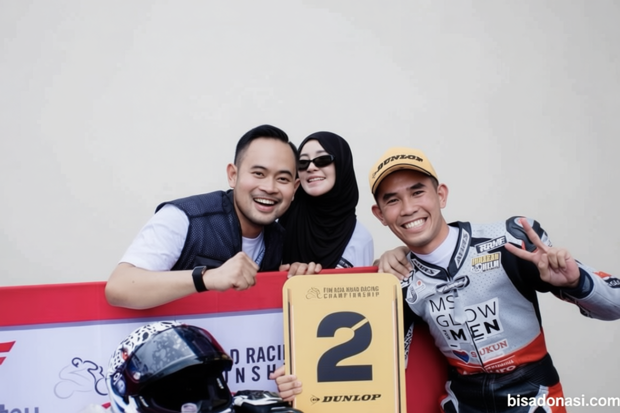 Pemilik MS Glow Racing apresiasi Gerry Salim yang raih podium ARRC