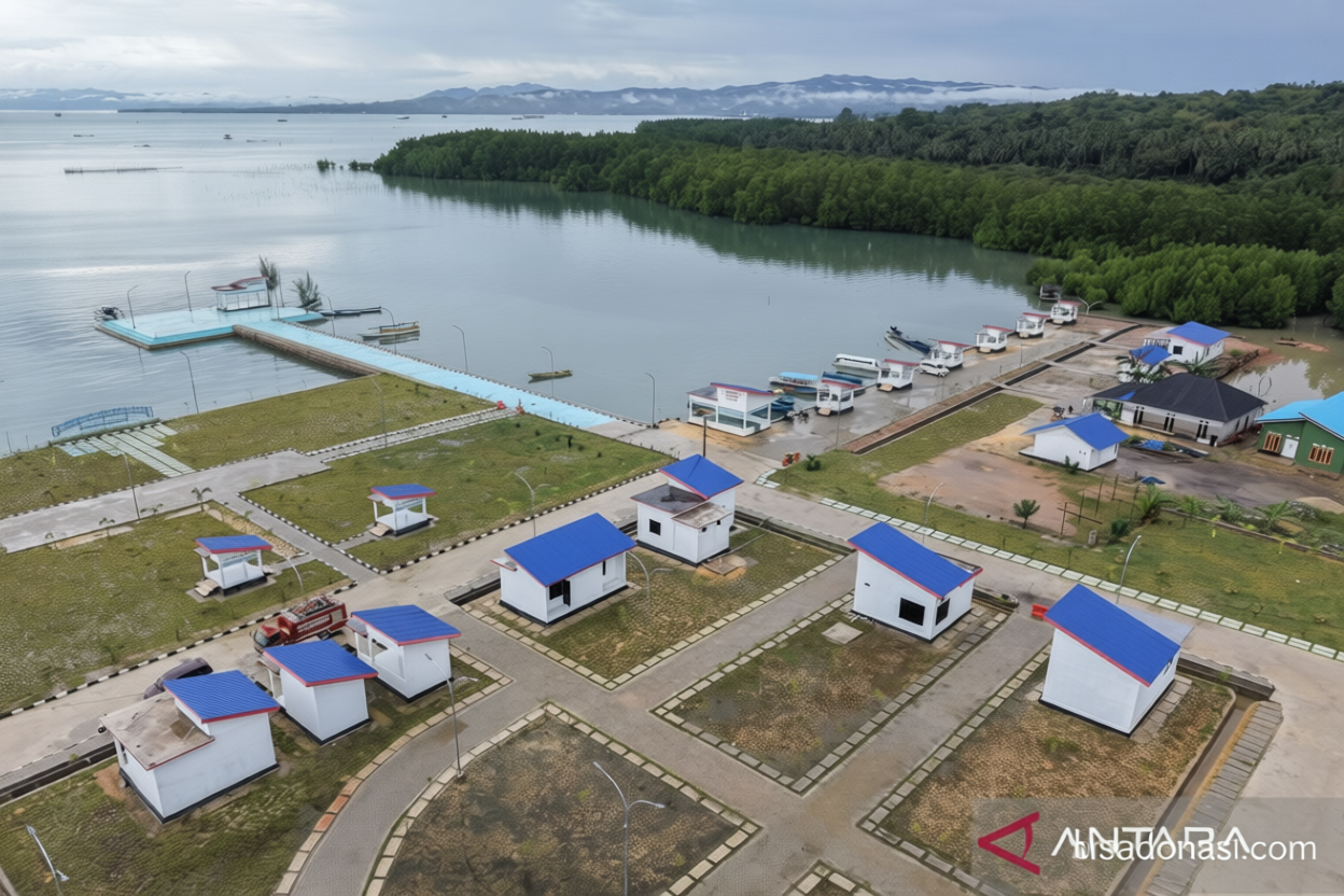 Kampung Nelayan Merah Putih Sorue Jaya rampung 100 persen – siap dongkrak ekonomi pesisir