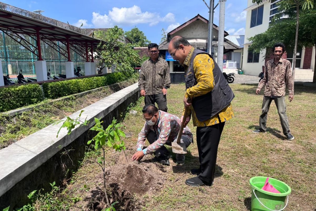 Kemenko PMK-ISI Yogyakarta tanam pohon peringati 20 tahun gempa