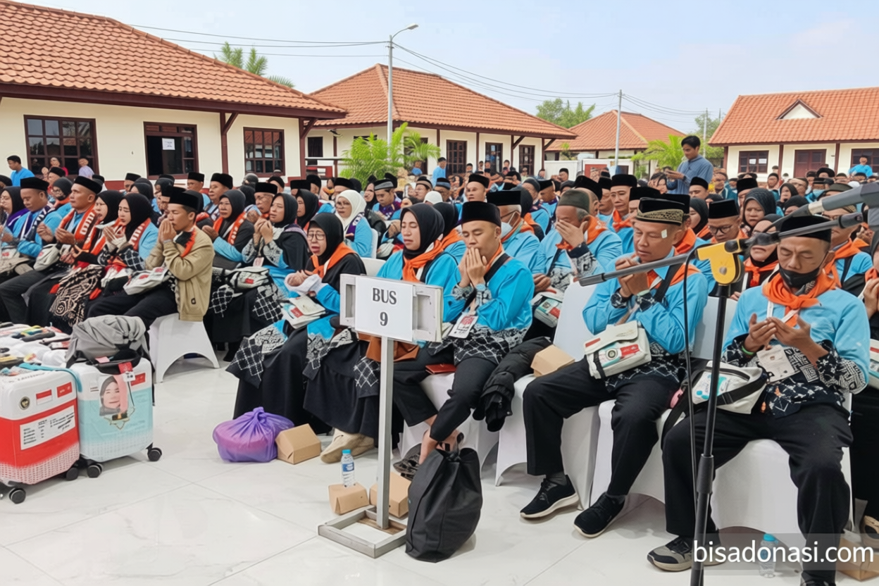 Embarkasi Banjarmasin berangkatkan JCH Kloter 08 asal Kalsel-Kalteng