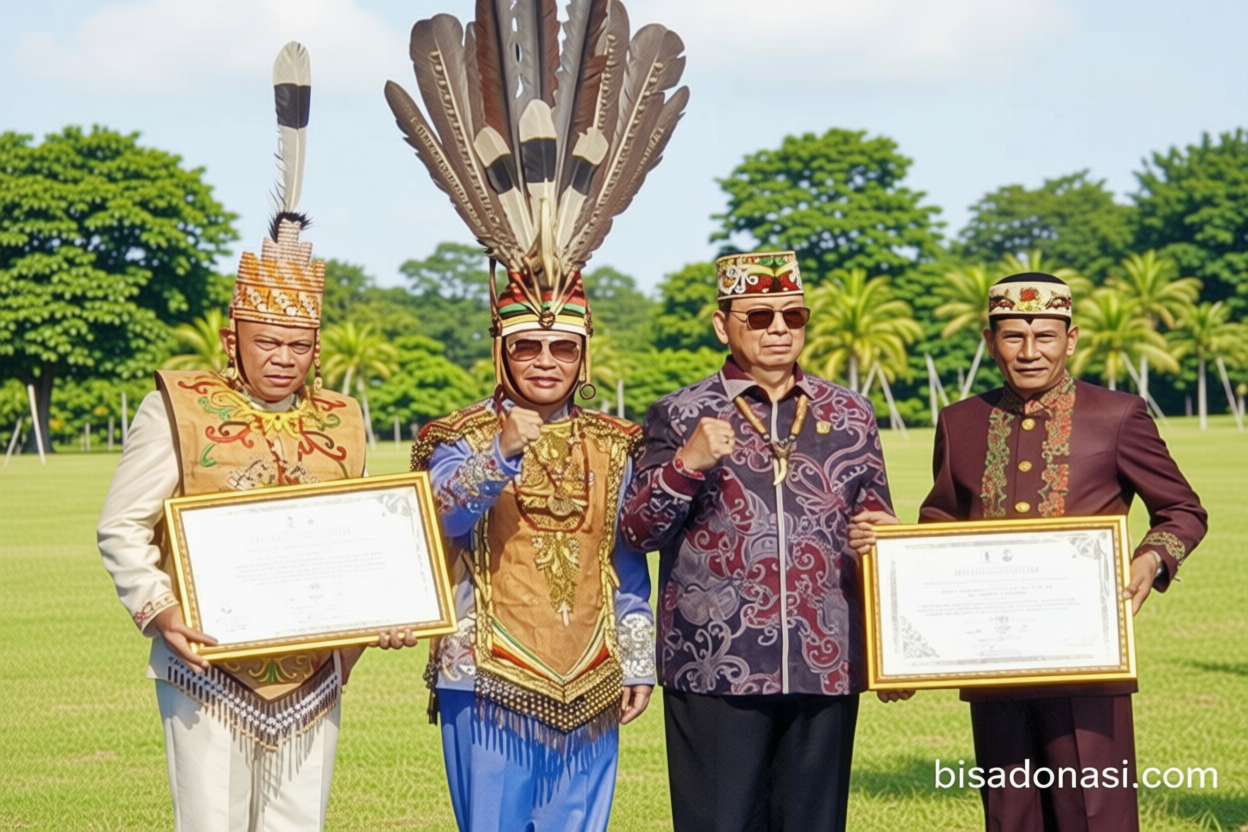 Pangdam XXII/Tambun Bungai resmi sandang gelar kehormatan adat Dayak