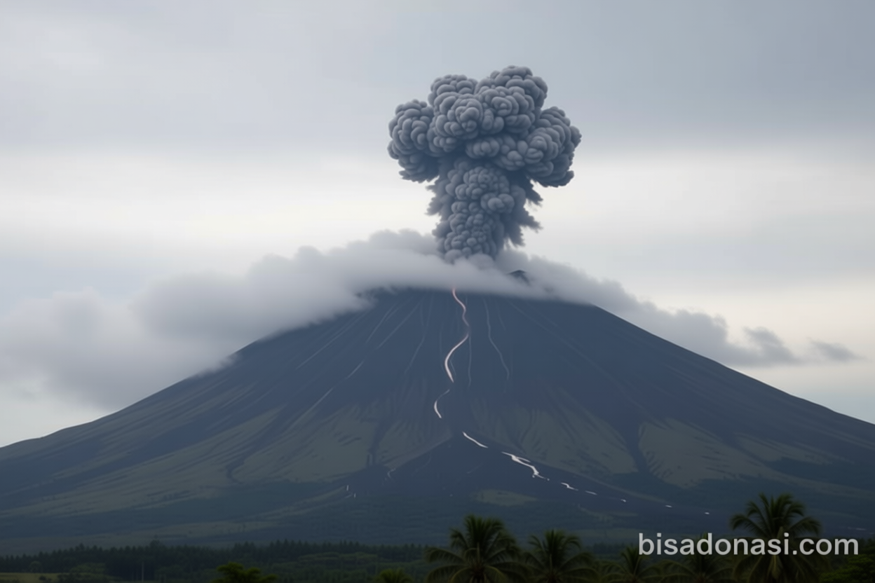 Erupsi lagi – Badan Geologi perluas jarak aman Gunung Ibu sejauh 3,5 km