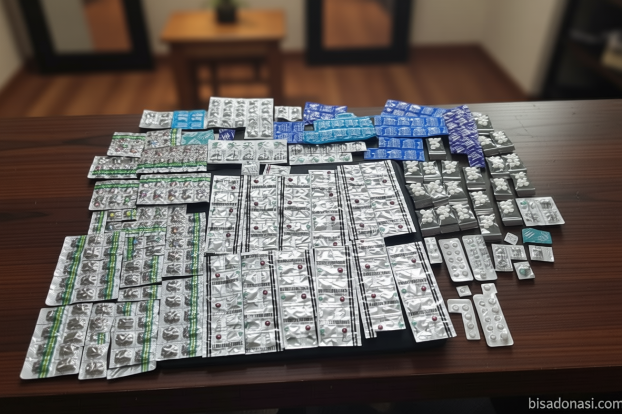 Polisi gerebek toko penjualan obat keras di Tanjung Priok