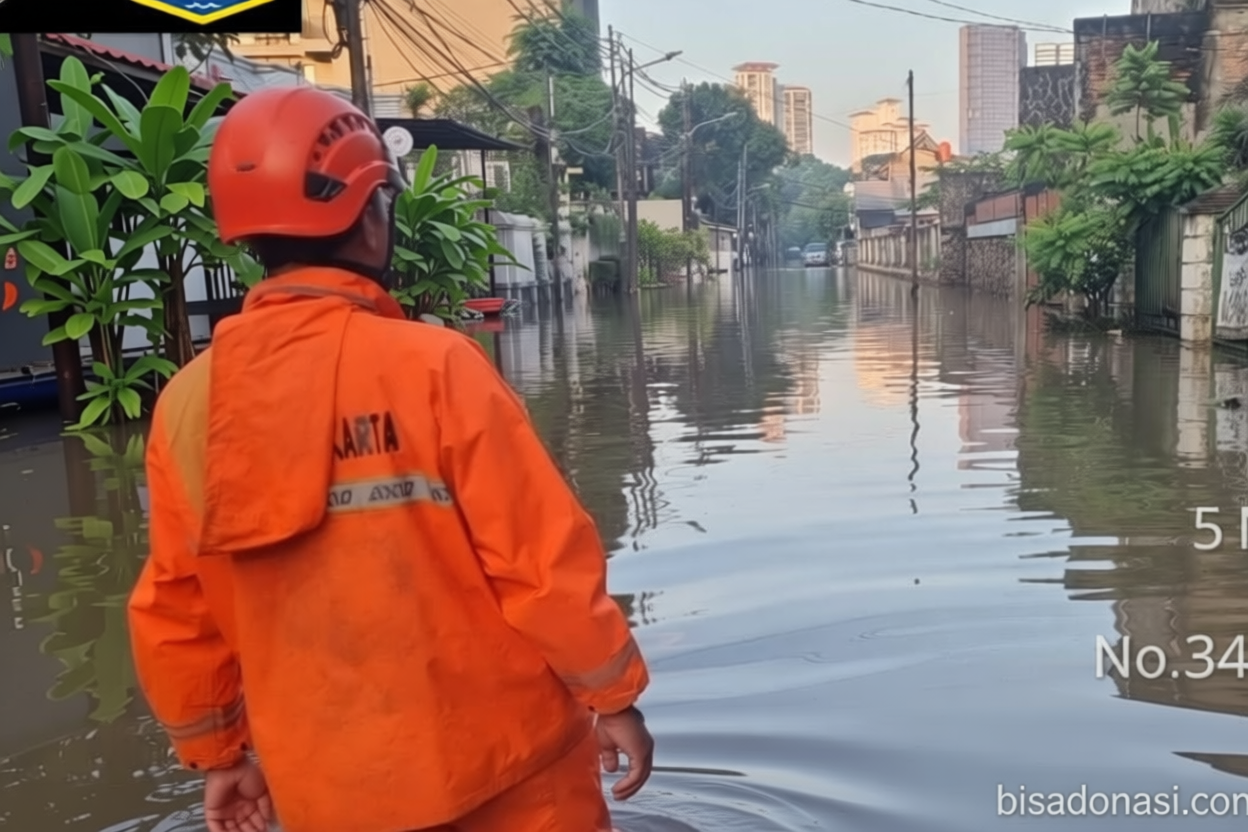 Akibat kali meluap – banjir masih rendam 115 RT di Jakarta