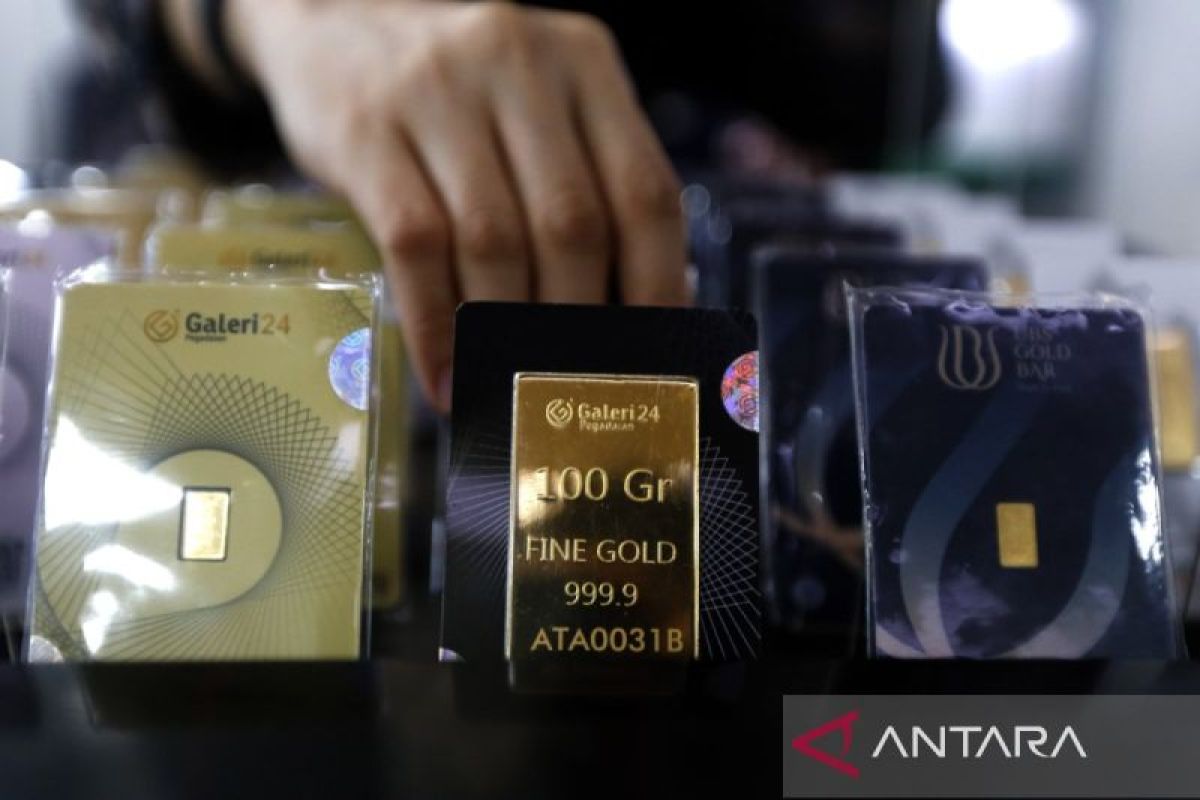 Minggu pagi di Pegadaian emas UBS-Galeri24 stabil – Antam turun tipis