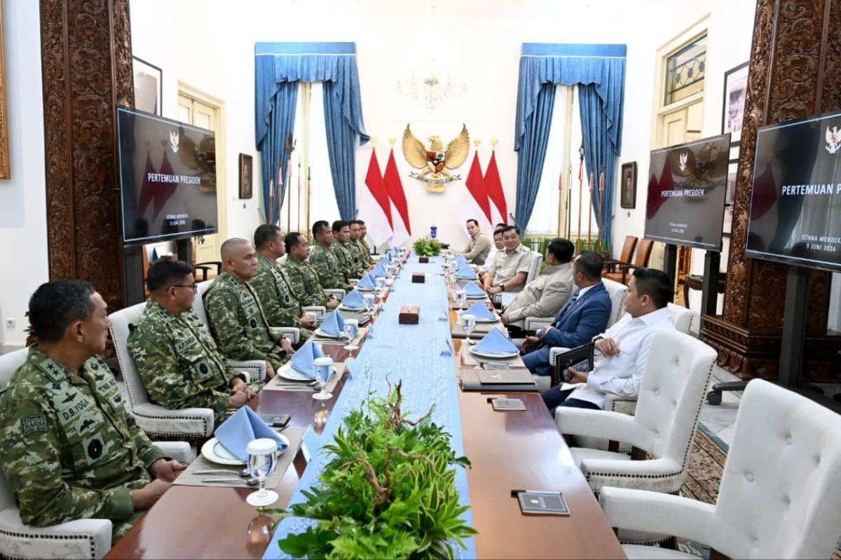 Meeting Results: Prabowo terima Panglima TNI dan jajaran bahas program strategis