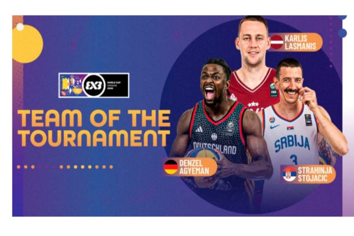 Lasmanis jadi MVP dan pimpin Tim Terbaik Piala Dunia 3×3 2026