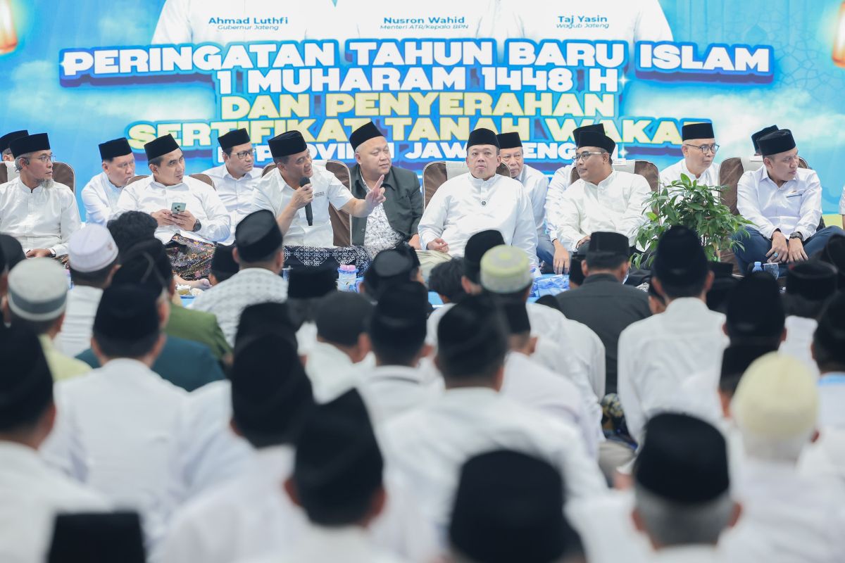 Facing Challenges: Jateng jadi provinsi dengan sertifikasi tanah wakaf tertinggi
