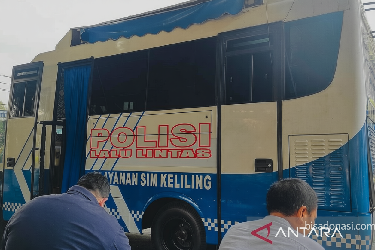 SIM Keliling tersedia di lima lokasi Jakarta pada Kamis