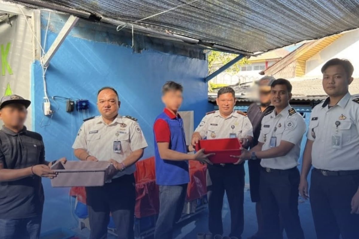 New Policy: Lapas Banjarmasin budidaya lobster Red Claw untuk diversifikasi usaha