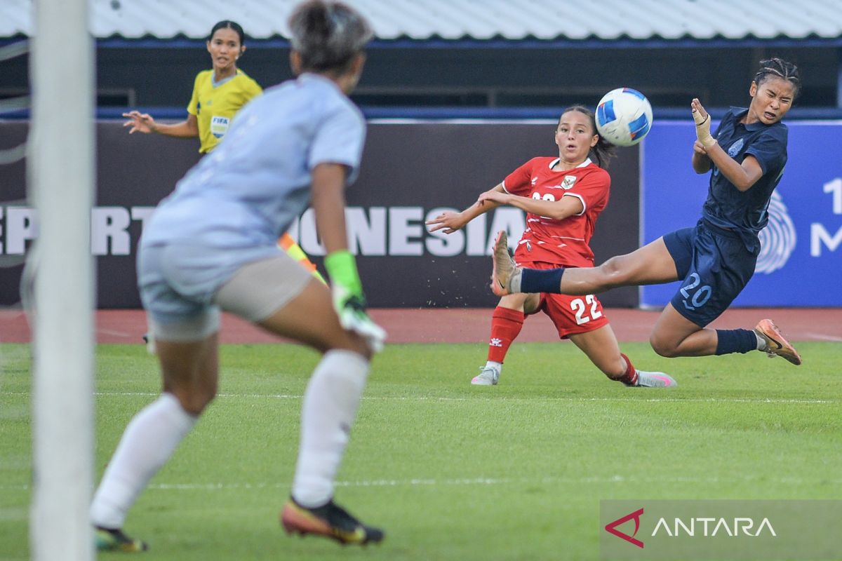 Timnas Putri Indonesia tahan imbang Kamboja dalam Garuda Championship Series
