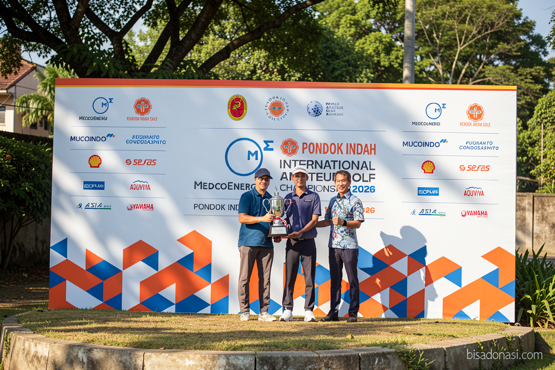 Randy Bintang pertahankan gelar Kejuaraan Golf Internasional 2026