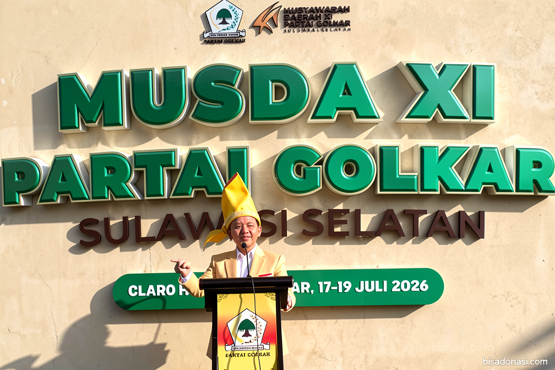 Bahlil buka Musda XI DPD I Partai Golkar Sulsel di Makassar