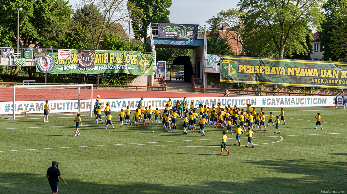 99 Bonek cilik meriahkan perayaan jelang seabad Persebaya