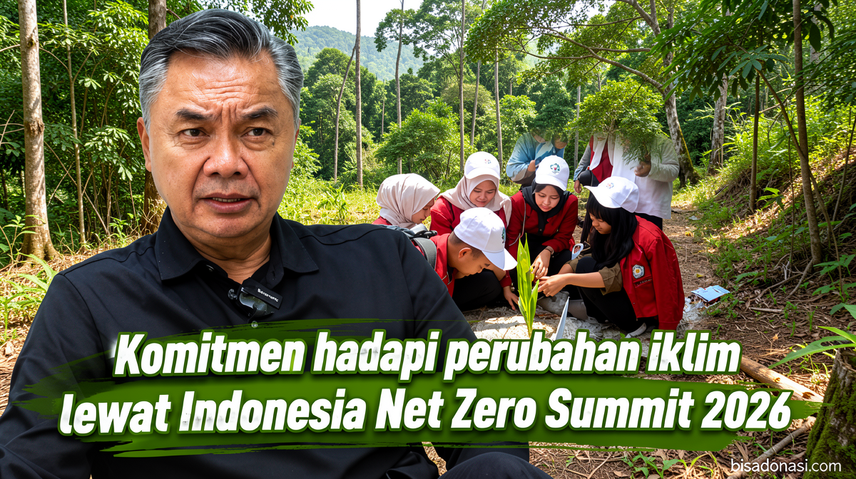 Komitmen hadapi perubahan iklim lewat Indonesia Net Zero Summit 2026
