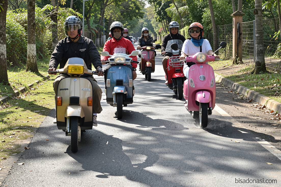 8 penyebab vespa matic brebet saat digas, kadang tidak disadari