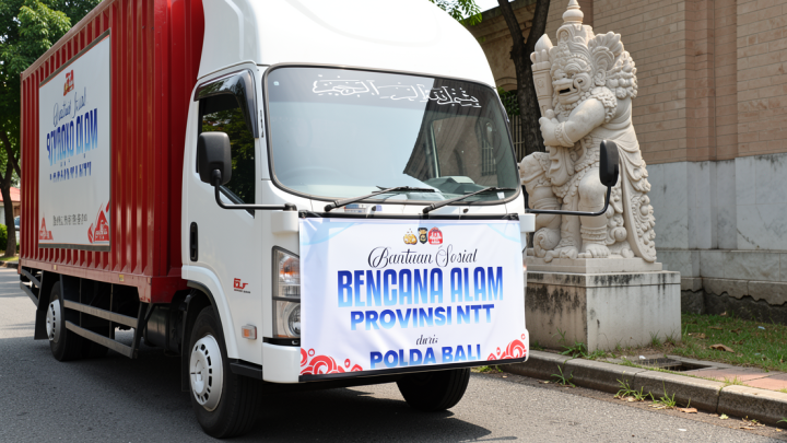 HUT RI, Polri kirim serentak 44 truk bantuan bagi korban gempa NTT