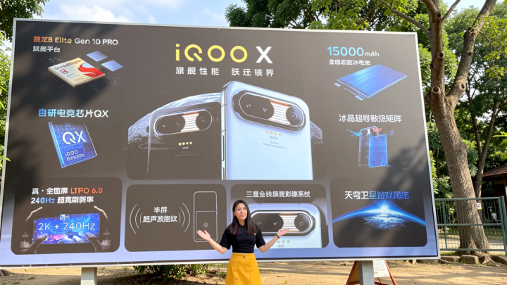 iQOO X dipamerkan jadi ponsel konsep unggulan dengan baterai 15000 mAh