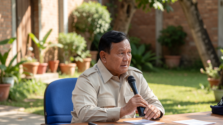 Prabowo tiba di Kalbar, pimpin rapat penanganan karhutla