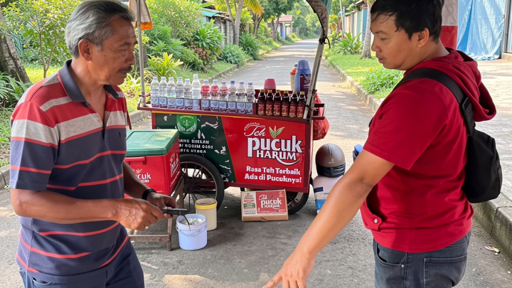 Motor pedagang kopi raib dibawa kabur penipu di Kelapa Gading