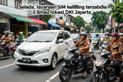 Selasa, layanan SIM keliling tersedia di lima lokasi DKI Jakarta