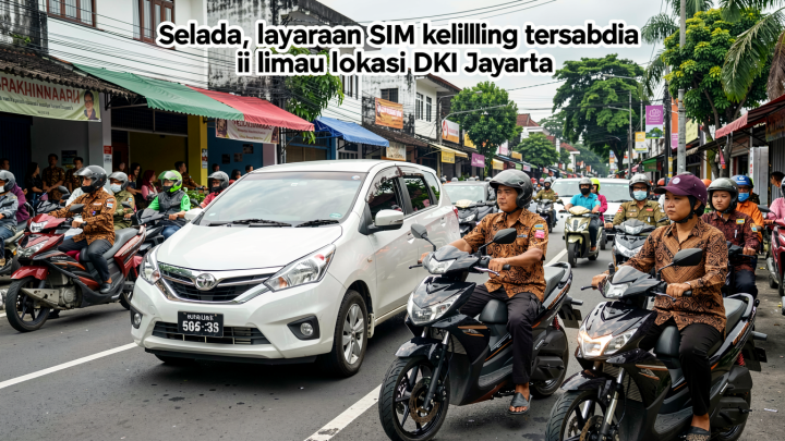 Selasa, layanan SIM keliling tersedia di lima lokasi DKI Jakarta
