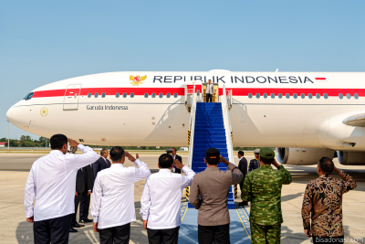 Prabowo bertolak ke Rusia penuhi undangan Putin hadiri forum ekonomi